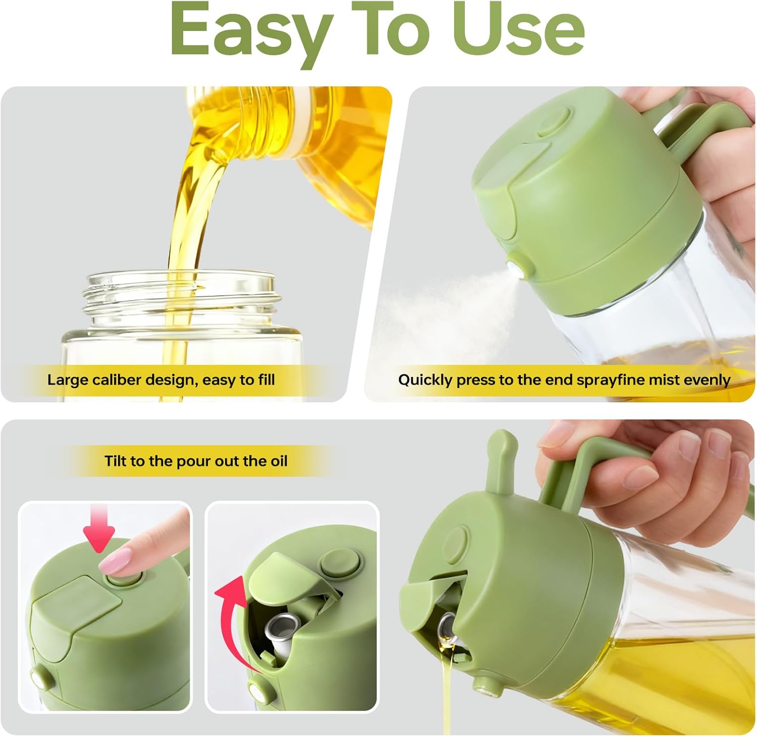 Oil Spray Jug ( 2 In 1 )