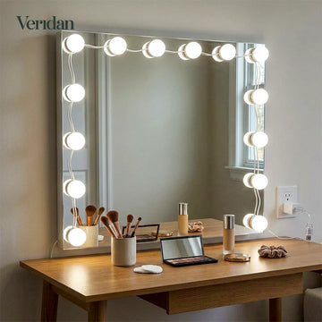 Dimmable LED Vanity Mirror Lights Kit – 10 Bulb Makeup Lights